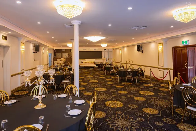 Luxury Manor Hall at Pro Regal Pavilion, the ground floor room set with round tables