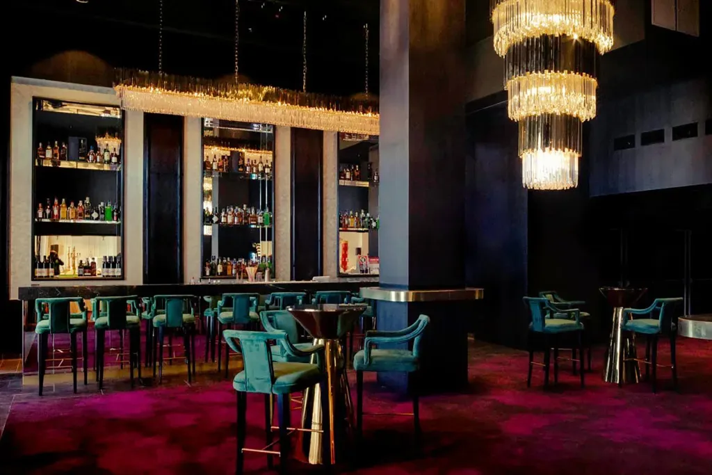 The Emerald bar and lounge at The Highline Venue