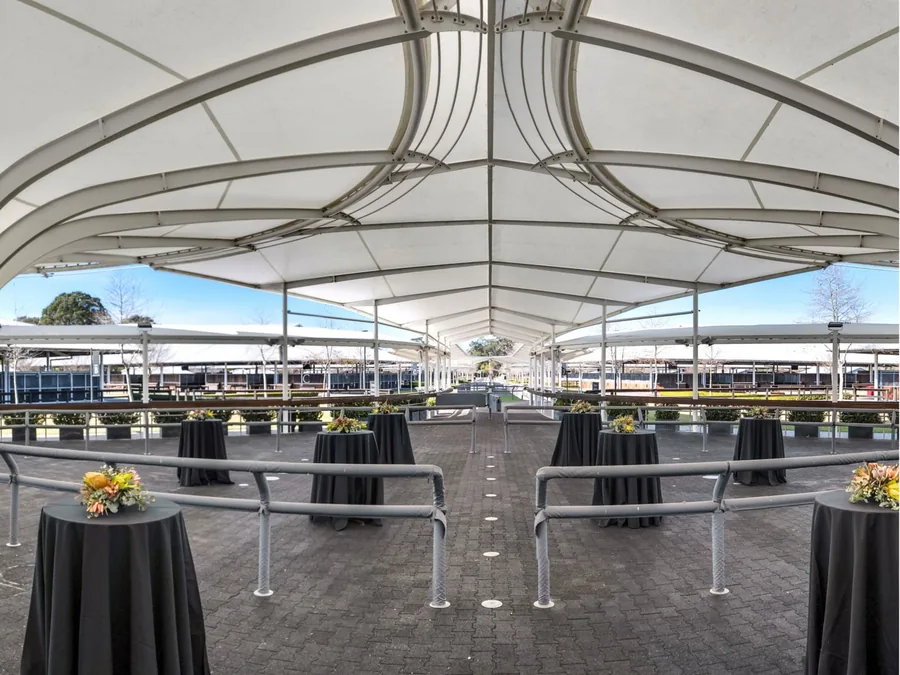 William Inglis Hotel — the pavilion under its fabric roof