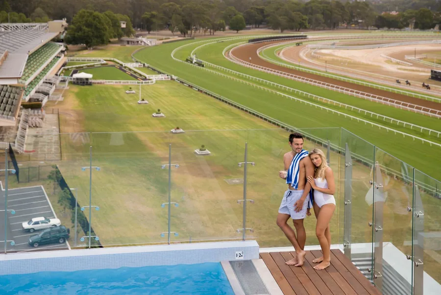 William Inglis Hotel — the racecourse from the hotel