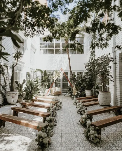 Moroccan Courtyard at La Porte Space