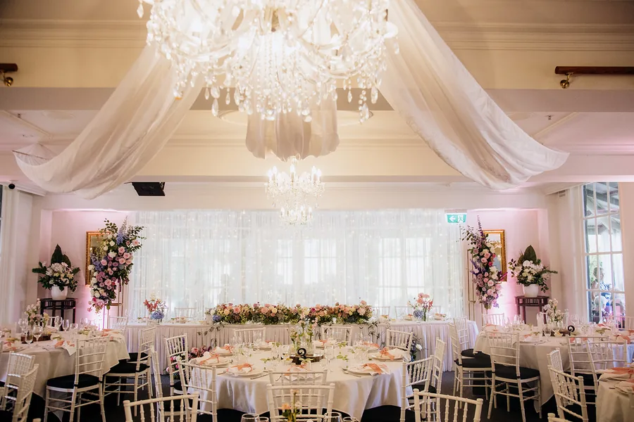 Old English-style function room at Marybrooke Manor