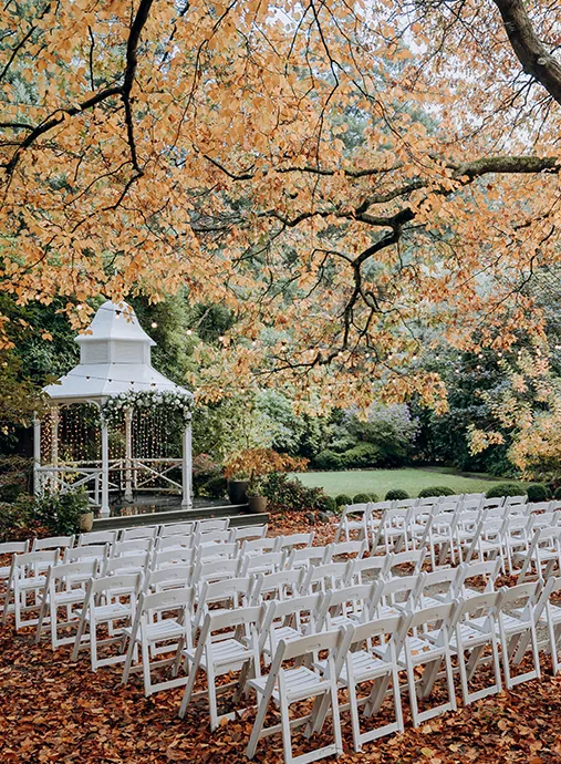 Garden Gazebo at Poet's Lane Receptions
