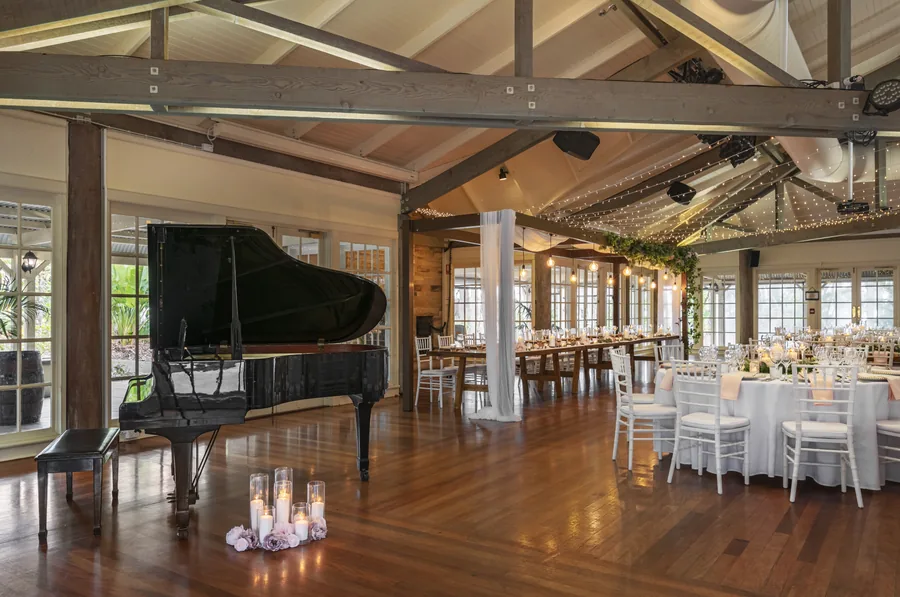 InterContinental Sanctuary Cove Resort — a reception in The Grange with the grand piano