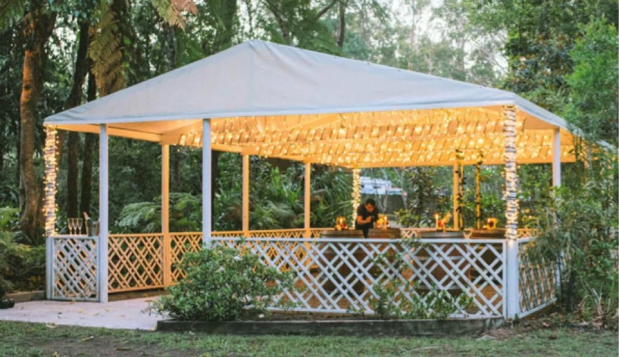The Fairy Light Marquee at Woodford Gardens