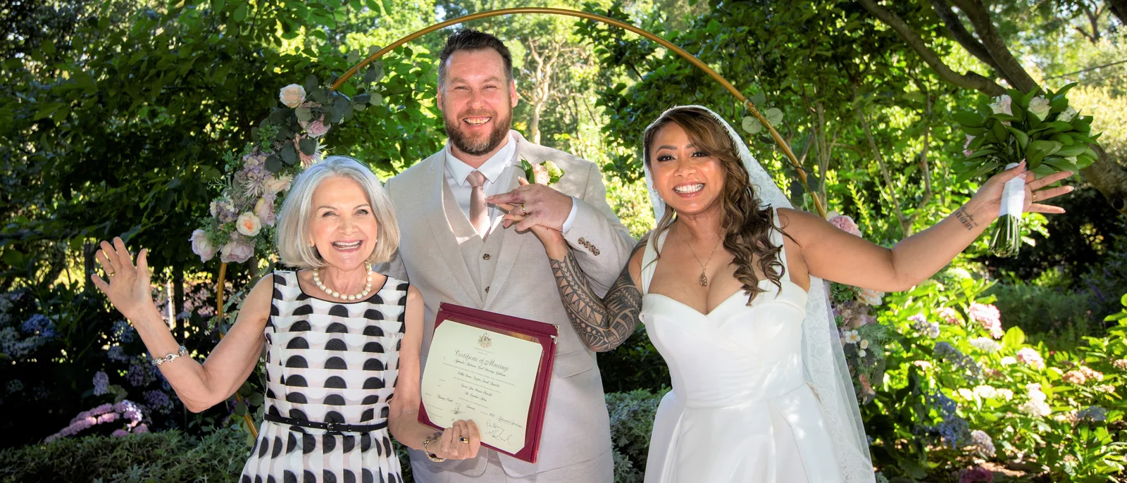 Ceremonies by Aphrodite, Adelaide wedding celebrant
