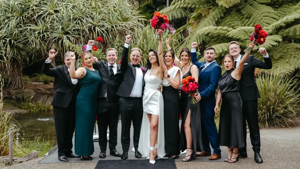 Emilie + Mitchell wedding film, Mount Annan Botanic Gardens