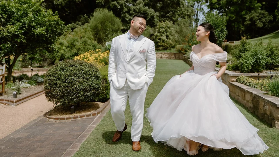 Erika + Joven wedding film, Royal Botanic Gardens and Marrickville Town Hall