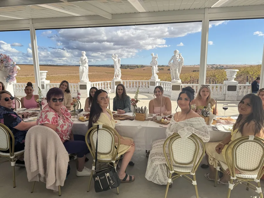 1837 Barossa — guests dining with the vineyard view