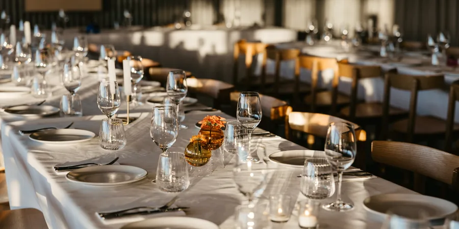 Artisans of Barossa &mdash; a long table dressed for a reception