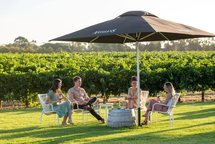 Artisans of Barossa &mdash; The terrace and lawns