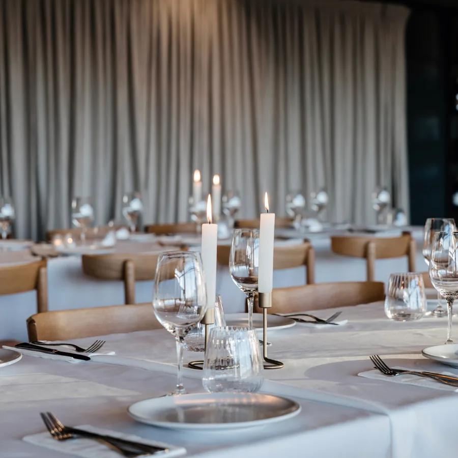 Artisans of Barossa — candlelit table settings in Essen