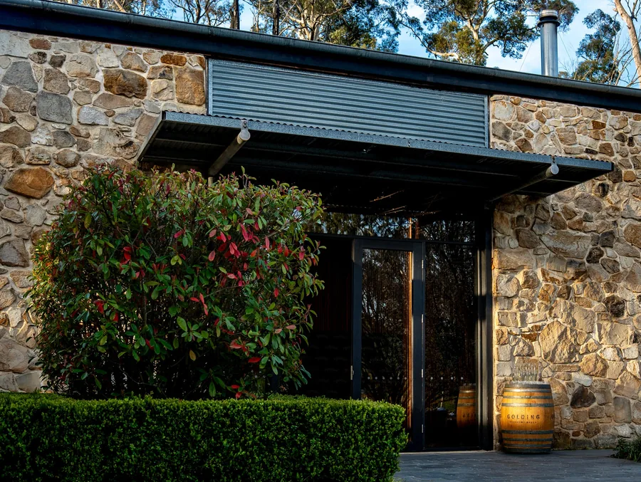 Golding Wines &mdash; the barn entrance