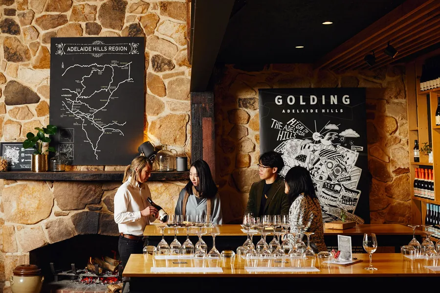 Golding Wines &mdash; the tasting room