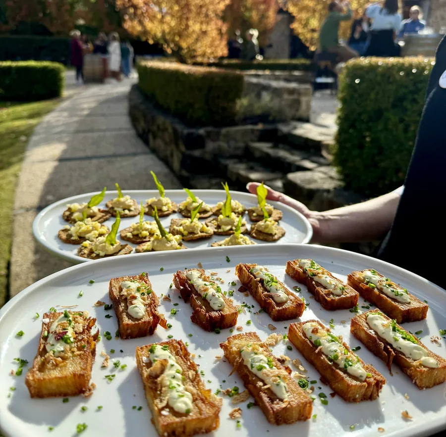 Golding Wines &mdash; canapes from the kitchen