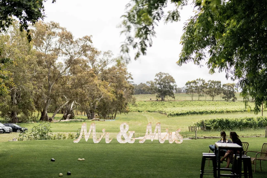 Howard Vineyard — the lawn above the vineyard