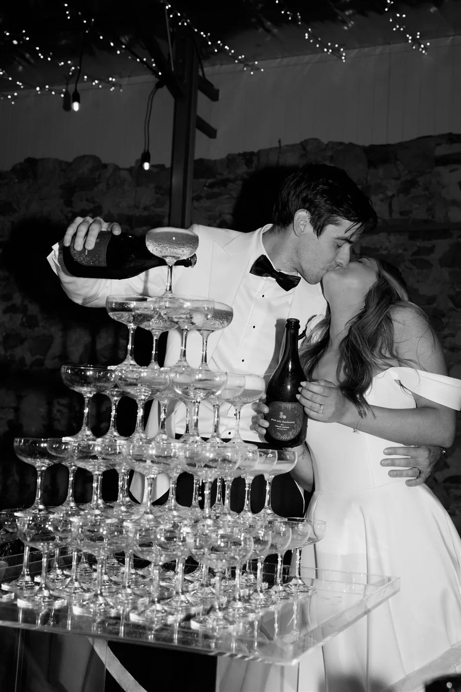 Howard Vineyard — the champagne tower