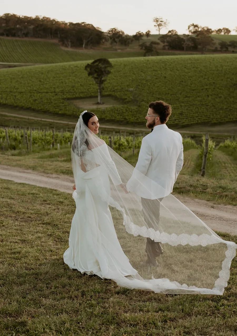 Longview Vineyard — the bride in the vineyard