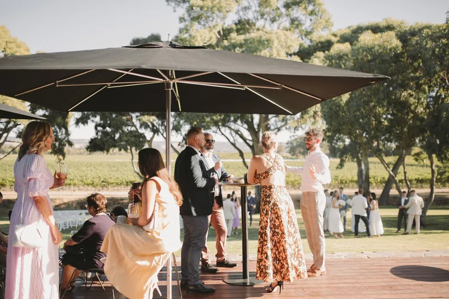Mitolo &mdash; a ceremony on the deck under the umbrella