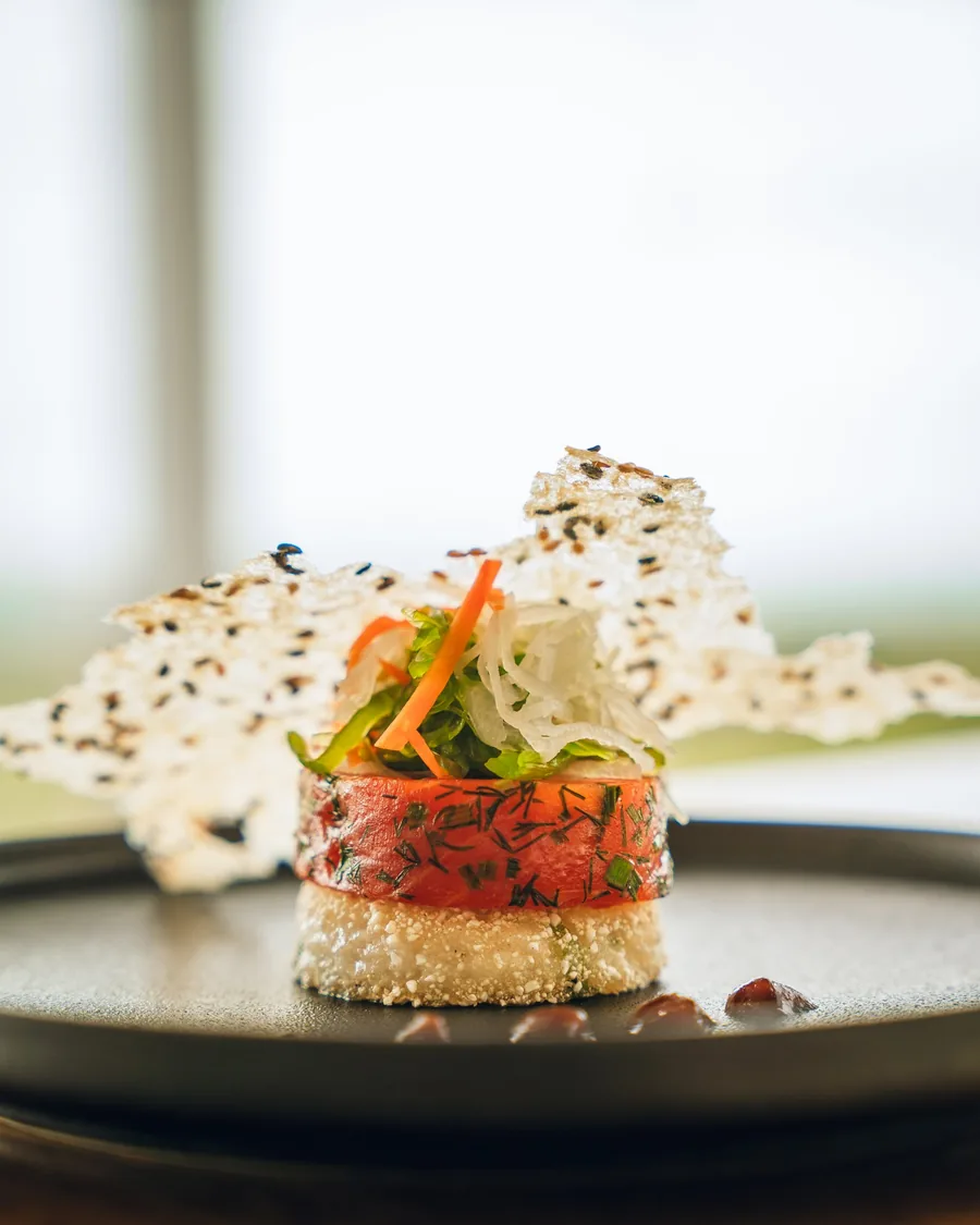 Pike & Joyce Wines &mdash; a plated course from the kitchen