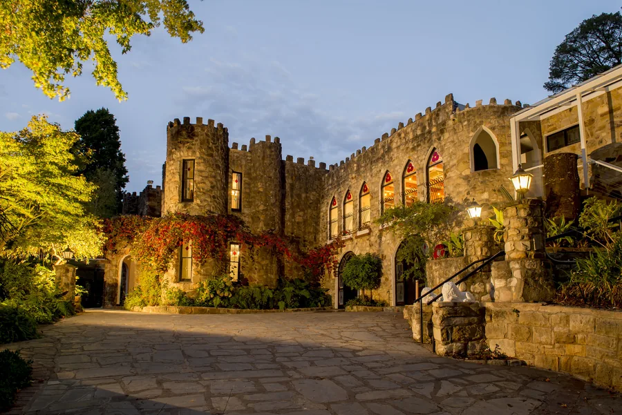 The Manor Basket Range &mdash; the castle at dusk