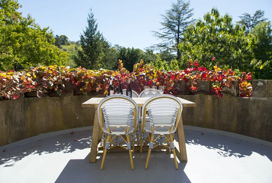 The Manor Basket Range &mdash; the terrace over the gardens