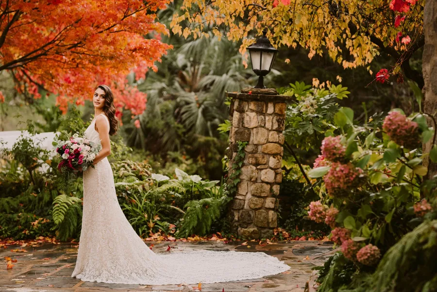 The Manor Basket Range &mdash; the bride in the gardens