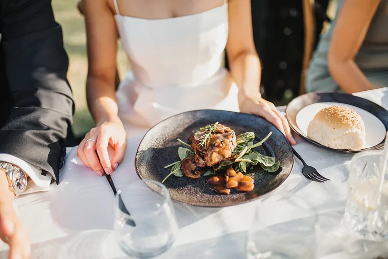 Woodburn Homestead &mdash; a plated course from the kitchen