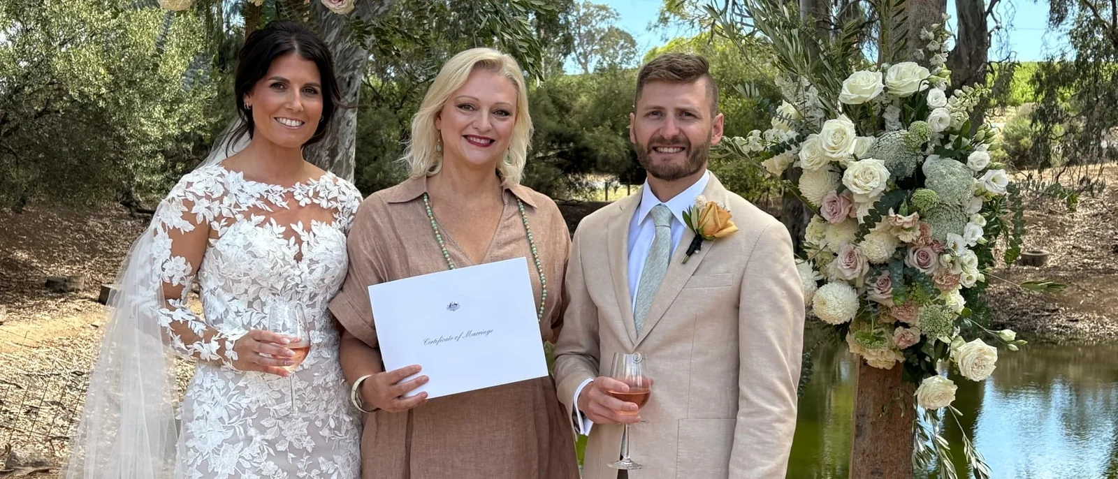Ever After Celebrancy, McLaren Vale wedding celebrant