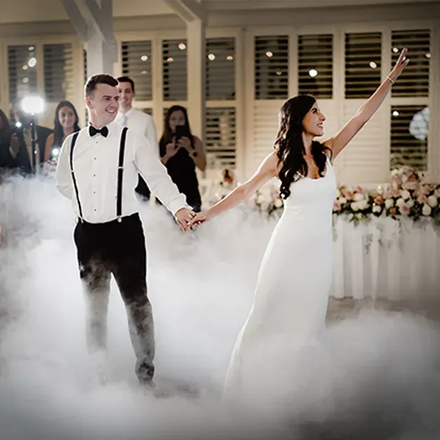 Melbourne Entertainment Company: first dance on a cloud of dry ice