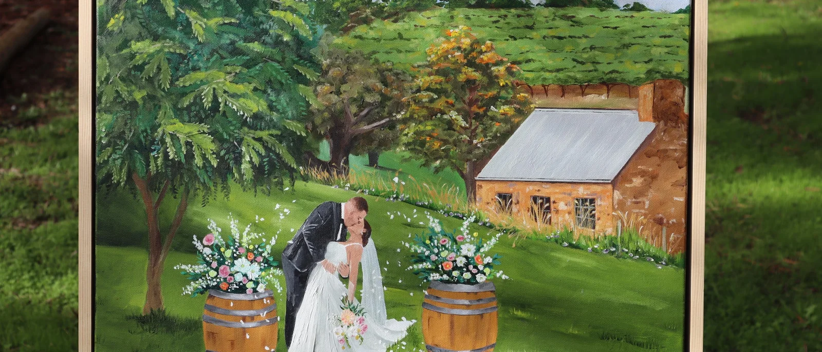 Relish Studio, Adelaide live wedding painting