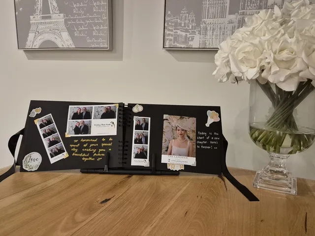 Sydney DJ & MC Services: Photo guestbook filled with booth strips and handwritten messages